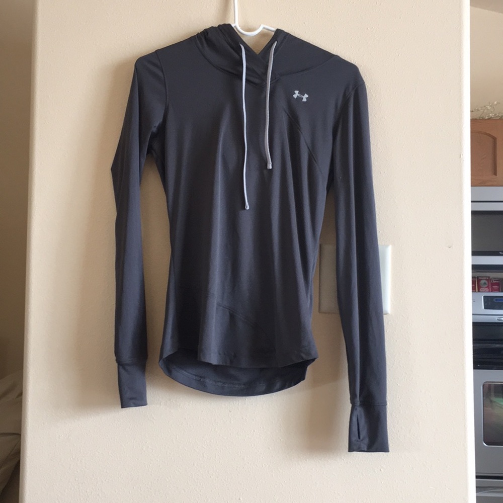 Grey  under armor hoodie
